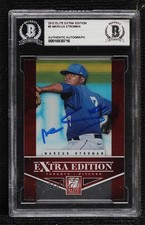 BAS 2012 Elite Extra Edition Marcus Stroman #5 BGS Authentic Auto ow6