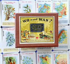 Teaching Game Where And What Bielefeld Playing Cards 1951 Geography Economy