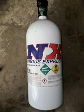 Nitrous Express 10 Lb Nitrous Bottle White W Lightning 500 Valve Nx-11100