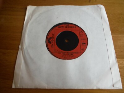The New Seekers - You Won't Find Another Fool Like Me/Song For You & Me 1973 7''