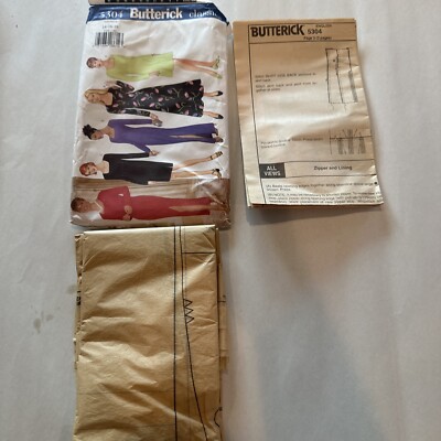 Butterick 5304 Classic Fast & Easy Classics Pattern UnCut Sizes 14 16 18