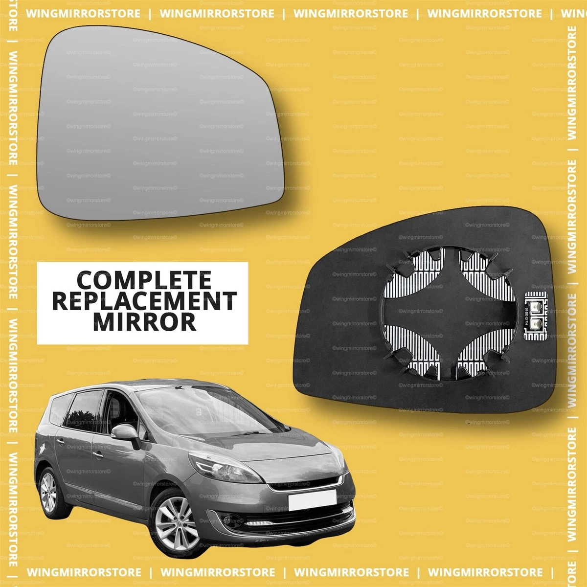 Renault scenic discount wing mirror replacement