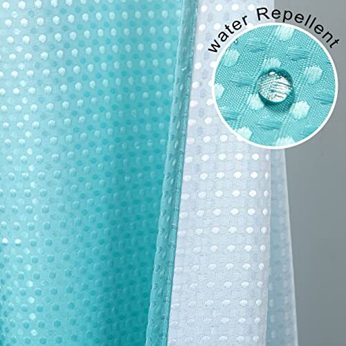 Shower Curtains for Bathroom,Bath Small Stall Shower Curtain Liner 36x72 Teal - Picture 4 of 6