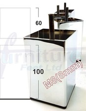 Image of 4x Metal Furniture Legs 105mm High Settee Sofa Chair Cabinet Bed Feet M8