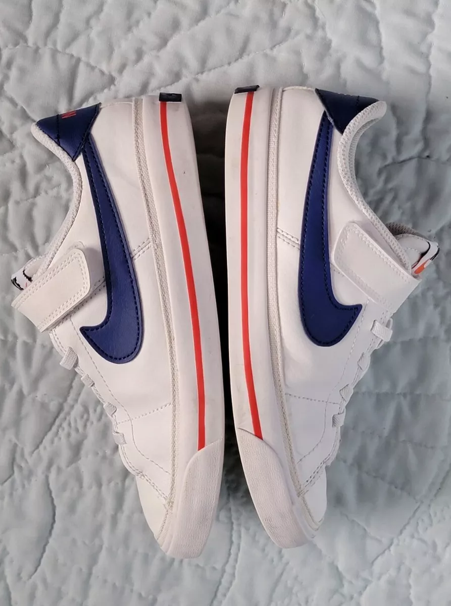 Nike Deep Size eBay Y White Preowned | Court Low 2.5 Legacy Red Blue Royal