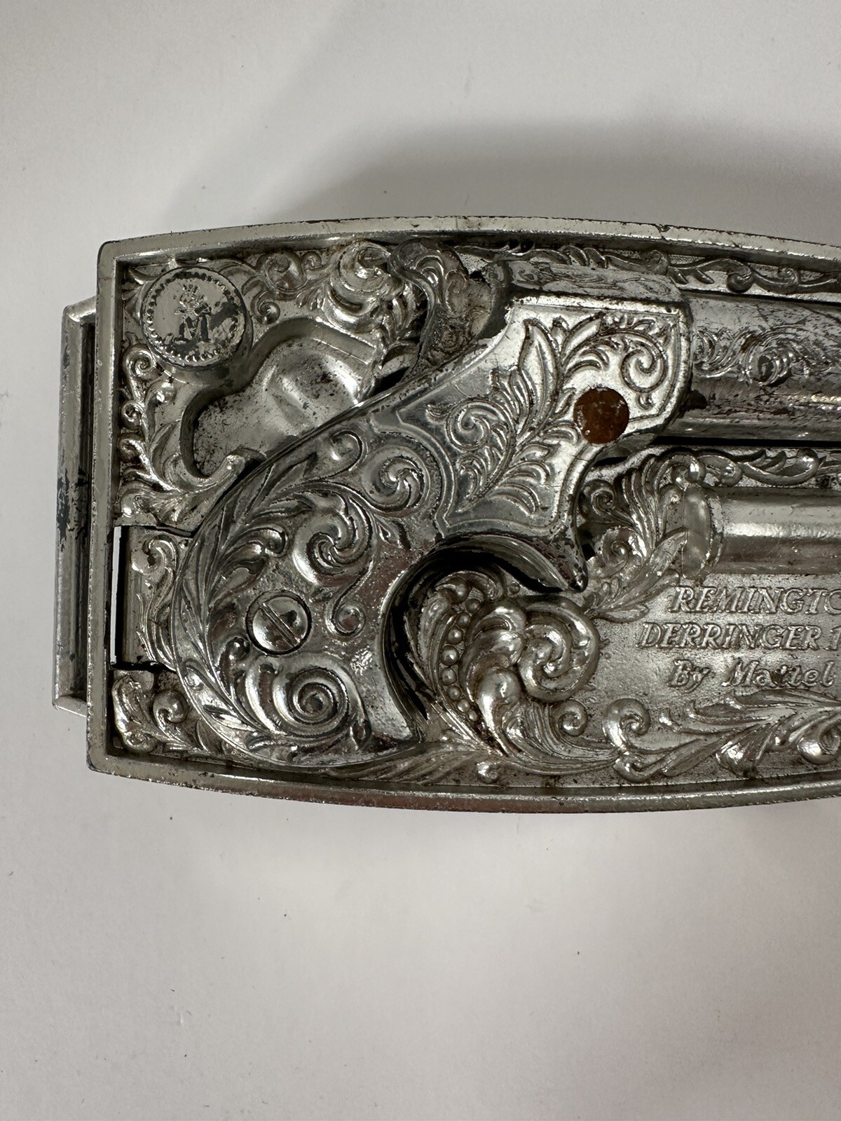 Vintage 1959 Mattel Toy Remington 1867 Derringer Pistol Cap Gun Belt