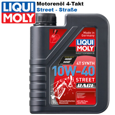 Liqui Moly 4T Motorbike Motoröl 20753 10W-40 Race 1L Motorradöl vollsynthetisch