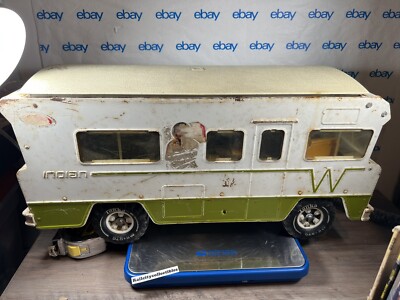 Tonka トンカ ウィネベーゴ インディアン キャンピングカー 1970年代 1970's Tonka Winnebago Indian VR Camper Pressed Steel Toy | eBay