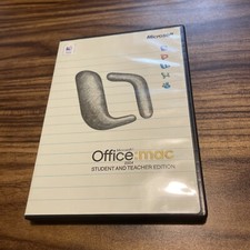 Used Microsoft Office Mac Student And Teacher Edition 2004 Word Powerpoint Excel