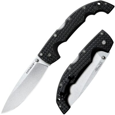 New Cold Steel Large Drop Point Voyager Folding Poket Knife CS-29AB