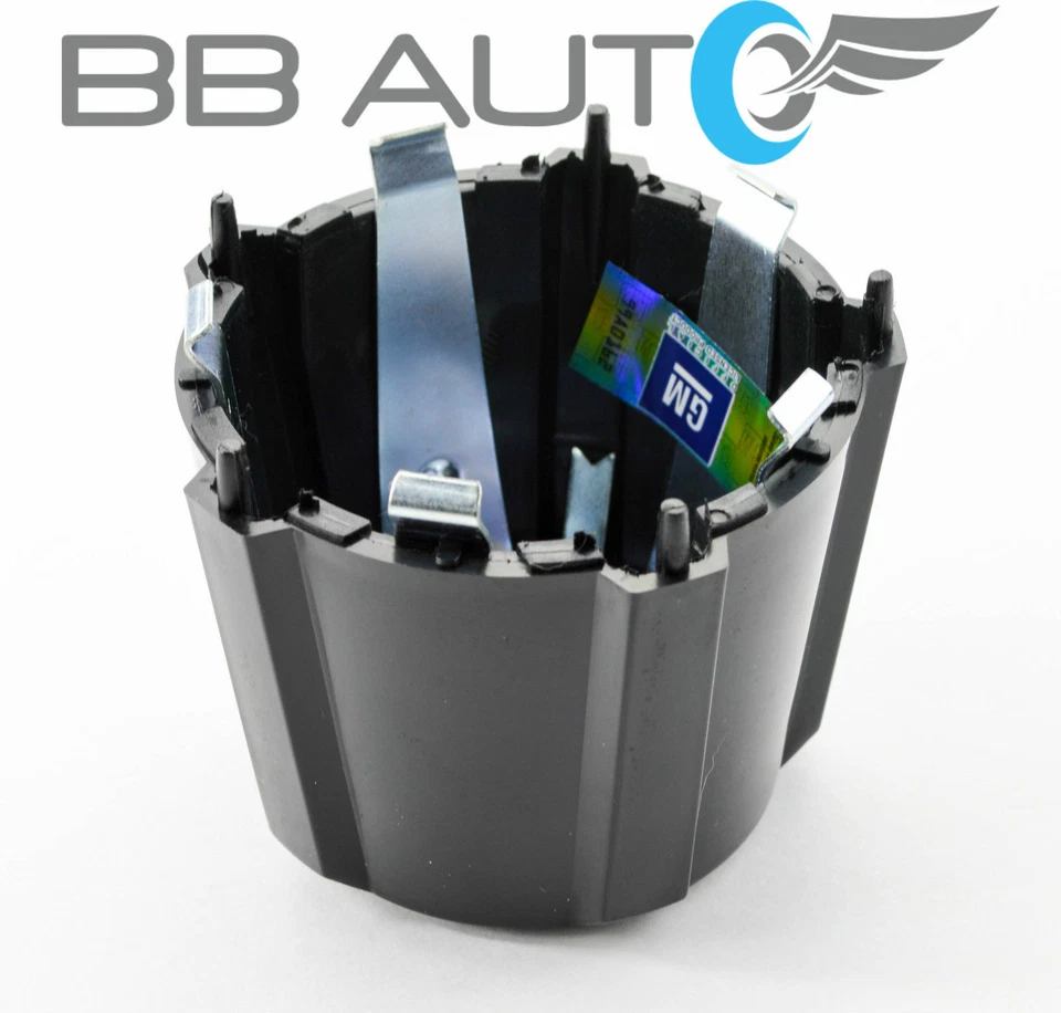 NUEVO Juego de tapas centrales NEGRAS para llanta de aluminio Camaro / RS 15" 1982-1992 Foto 4 de 4