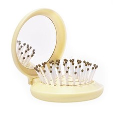 Travel Hair Brush with Small Mirror Compact Mirror with Mini Brush Kit Foldin...