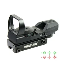 Holographic Reflex Red Green Dot Sight 4 Reticle w/ 11mm Dovetail Mount
