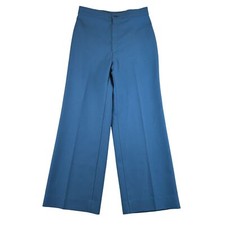 Vintage Levi's Pants Womens 16 Blue 70s Retro Talon Zipper High Waist Flare