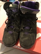 Nike Air Jordan 7 Retro Gs Ray Allen Basketball Shoe Size 5y Black 053 For Sale Online Ebay