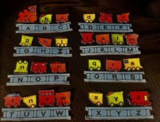 The Story Teller Educational Alphabet Upper/Lowercase Letter Matching Train, HTF