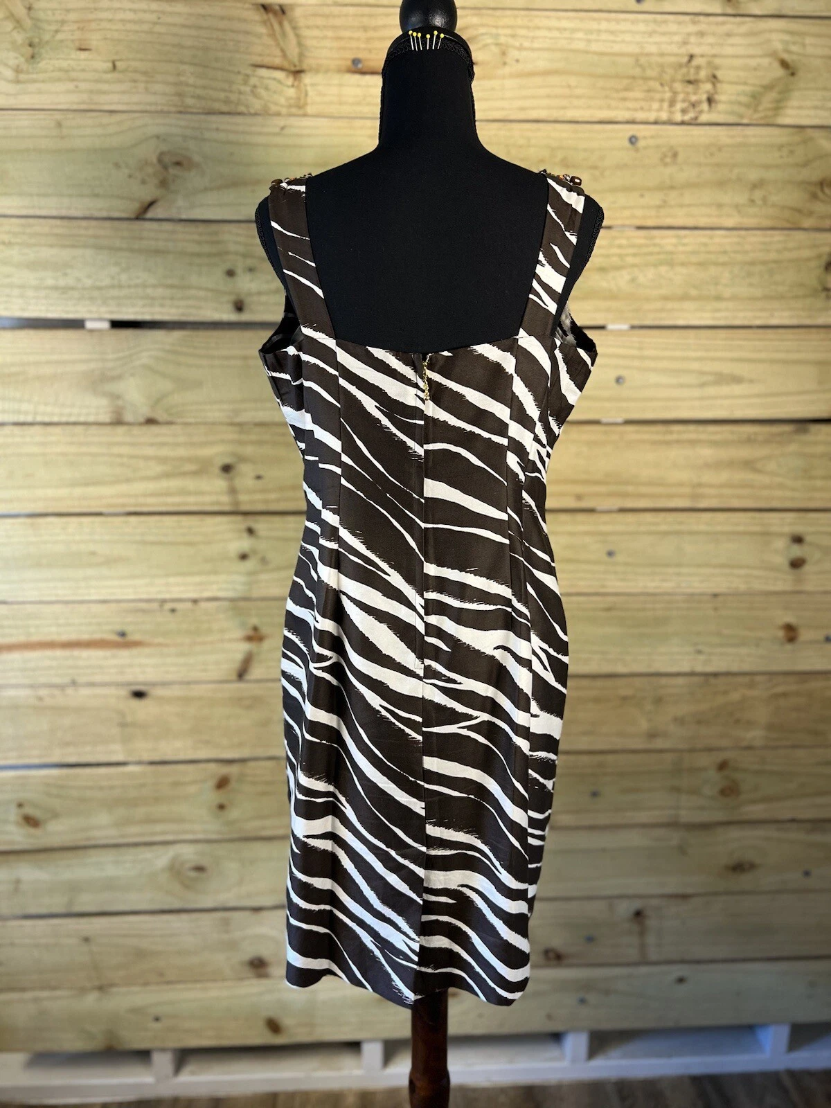 Abito midi Kate Spade taglia 10 Joselle impreziosito