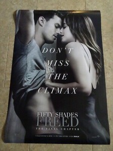 FIFTY SHADES FREED - MOVIE POSTER - WITH DAKOTA JOHNSON AND JAMIE DORN
