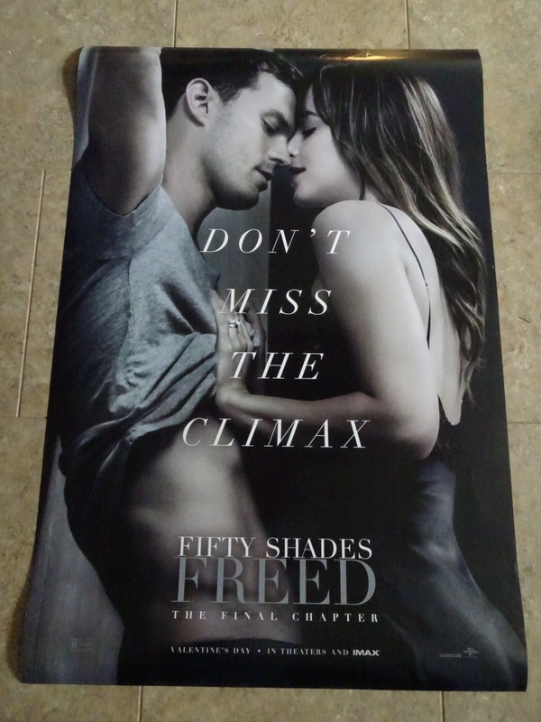 FIFTY SHADES FREED - MOVIE POSTER - WITH DAKOTA JOHNSON AND JAMIE DORN