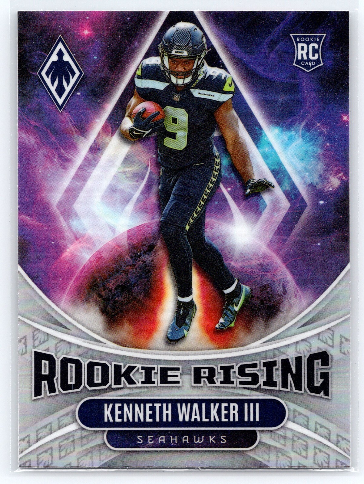 2022 Panini Phoenix Kenneth Walker III RC Rookie Rising #RIS-8 Seahawks
