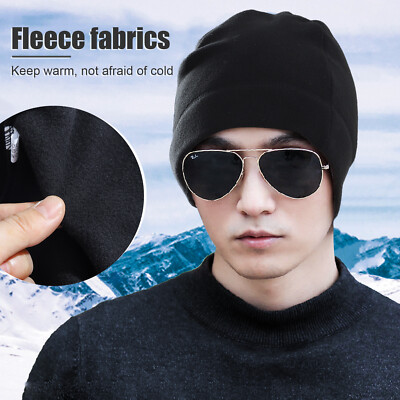 MSDC 3-Pack Fleece Lined Beanies For Women & Men - Winter Knit Hats In Black, Gray, Dark Orange