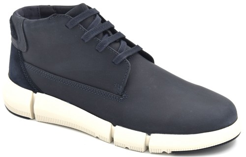 Geox Men's Adacter H Ankle Boot Leather Navy