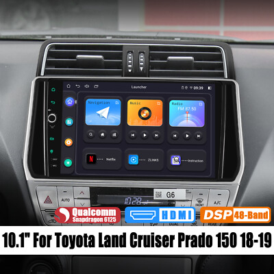 Android 12 For 2018-2019 Toyota Land Cruiser Prado 150 10.1 inch DSP Head Unit 