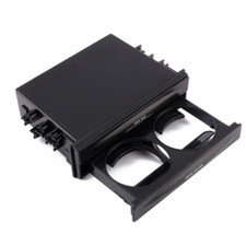 Double Din Radio Pocket Organizer Cup Holder Storage Box Car Dashboard Mount Double Din Radio Pocket Organizer Cup Holder Storage Box Car Dashboard Mount