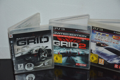 3 x PS3 Spiele - Racedriver Grid & Grid 2 Mc Laren  & Test Drive 2 - Rennspiele