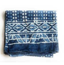 New large Indian PURE COTTON Batik Hand block printed Sarong Pareo Beach wrap