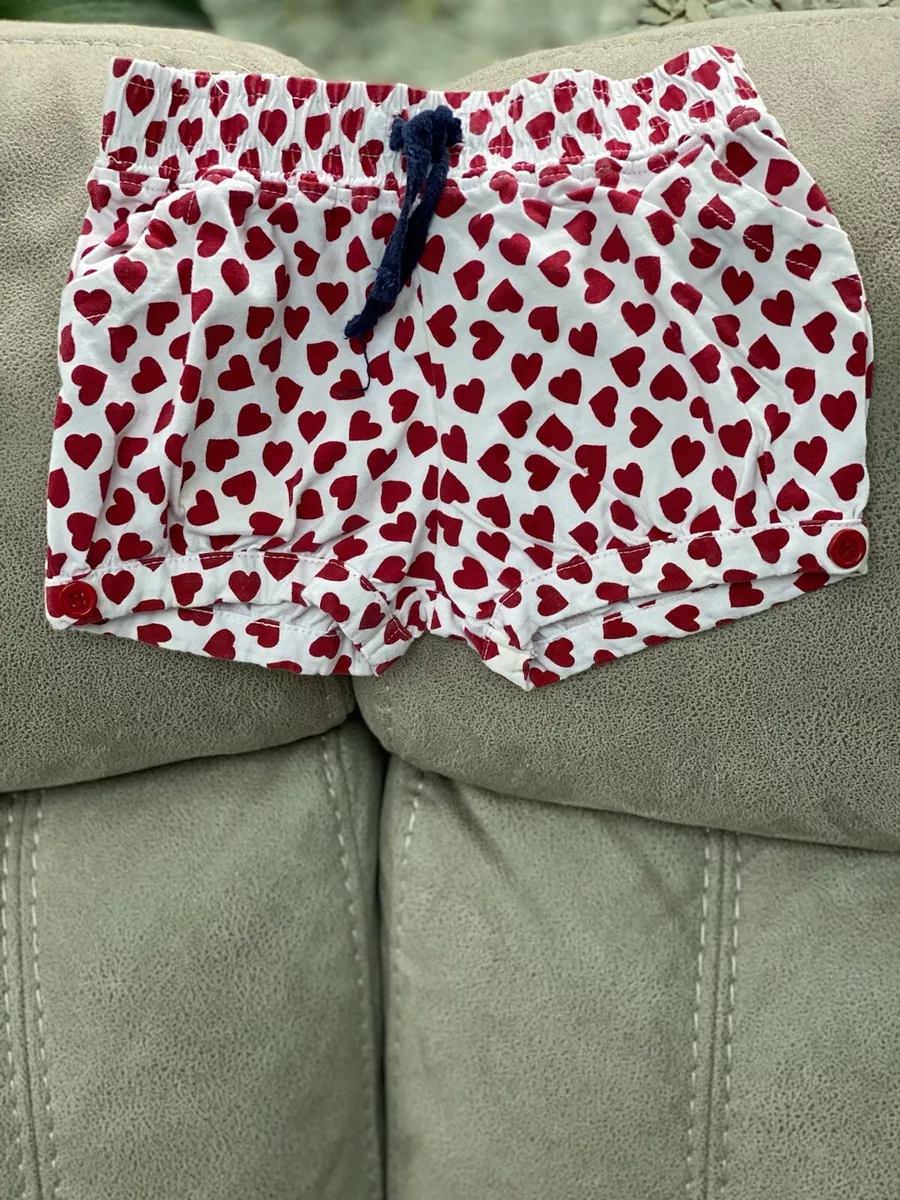 MATALAN WHITE SHORTS WITH RED HEARTS 18 24 MONTHS GIRLS eBay