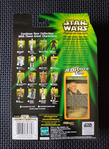 STAR WARS Power Of The Jedi BEN (Obi-Wan) KENOBI JEDI KNIGHT Hasbro 2000 - Picture 4 of 5