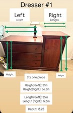 (2) Nursery dressers- SET of 2 ($700 For Both)