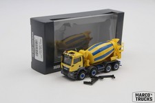 Herpa MAN TGS NN 41.520 Concrete mixer blue/yellow No. 954501 1:87 /H17962