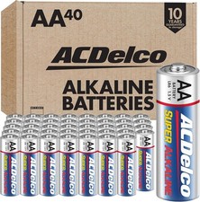 ACDelco Super Alkaline AA Batteries, 40 Count