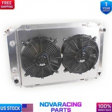 3rows Radiator Shroud Fans For 1984-1992 Lincoln Mark Vii Continental 302cu V8