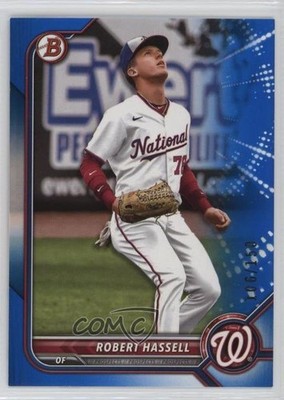 2022 Bowman Draft Blue 106/150 Robert Hassell III Robert Hassell #BD-169 1u6