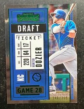 2020 Panini Contenders Draft Ticket Green Hunter Dozier #97 246/299