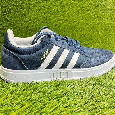 Adidas NEO Gradas Mens Size 8 Blue White Athletic Skateboard Shoes Sneakers