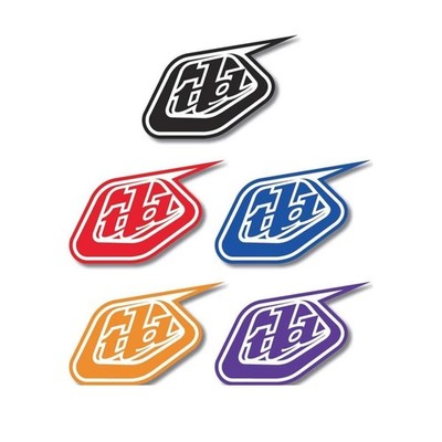 Troy Lee Designs Shield Decal, orange, 6'' 
