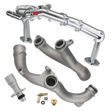 Upgraded Metal Coolant Water Pipe System Kit Compatible with Land Rover Range...