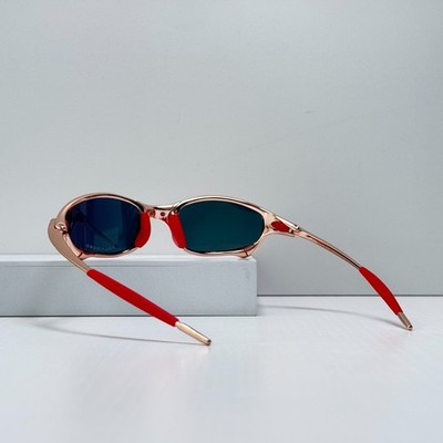 Oakley Juliet X-Metal Rose Gold Ruby Iridium Sunglasses Vintage