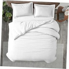 1 Pc Duvet Cover Size/Full Size-100 Egyptian Queen 01 - White No Comforter 