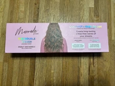NEW Mermade Hair  1" Double Waver | Two Barrel Curling Tong for Beach Waves