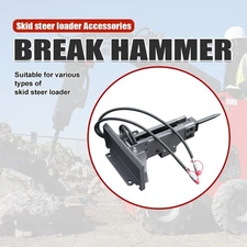 HUAYEE Free Shipping Hammer Breaker Attachment for Mini Skid Steer Loader