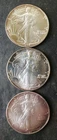 1989, 1990, and 1991 $1 American Silver Eagle Dollars