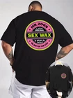 MR. ZOGS Men's Graphic T-Shirt Sexy Wax Back Print Breathable Comfortable Tee