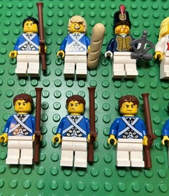 LEGO Pirates Chess King Bluecoat Soldier Minifigure From Set 40158