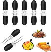 Edelstahl Maiskolbenhalter FüR Bbq Gartenparty Grillpicknick KüChe ZubehöR