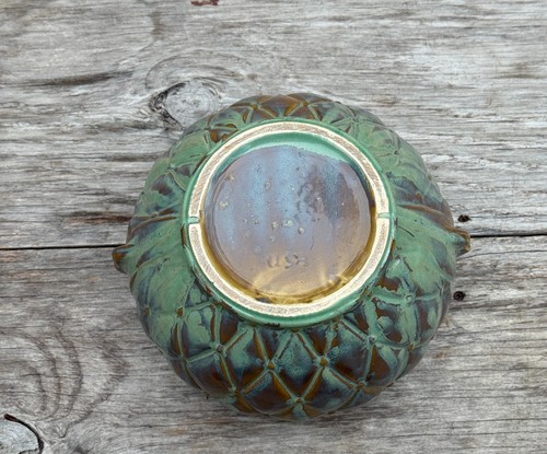 Vintage McCoy Pottery Diamond Quilted Jardiniere - Picture 13 of 14